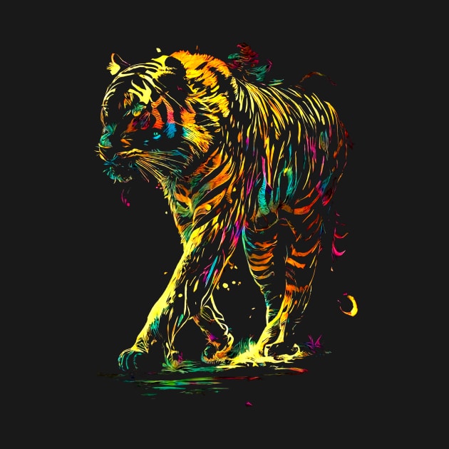 Psychedelic Tiger #1 by Butterfly Venom