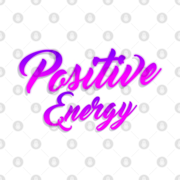 positive energy lettering script typography by KondeHipe