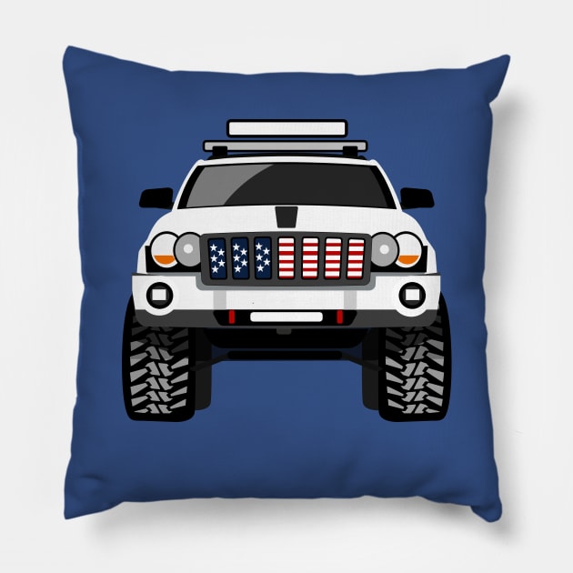 Freedom_WK1 [JEEP] Pillow by sojeepgirl