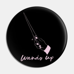 Wands Up! with Movements pink Pin