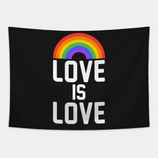 love is love rainbow Tapestry