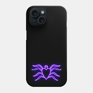 Neon Spider Phone Case