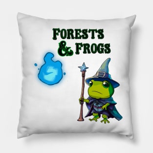 Forests & Frogs - The Water Mage Pillow