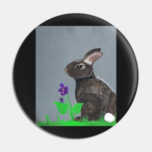 Eastern Cottontail Pin