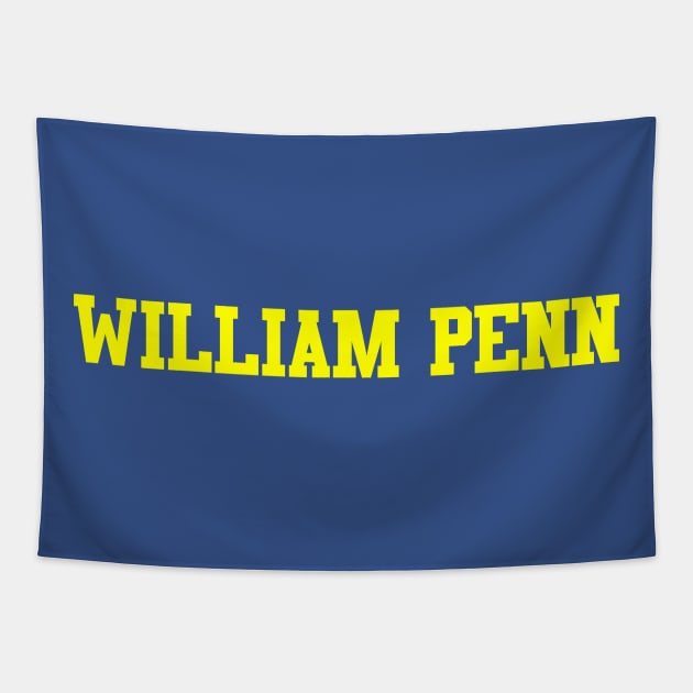 William Penn (Blue) Tapestry by GloopTrekker