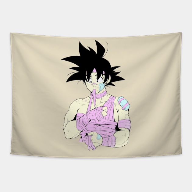 Cute Goku Tapestry by HLA