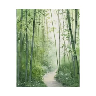 Peaceful Bamboo Nature Forest T-Shirt
