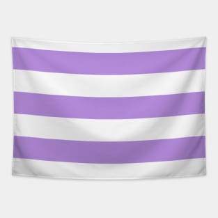 Purple Stripes, White Stripes, Striped Pattern Tapestry