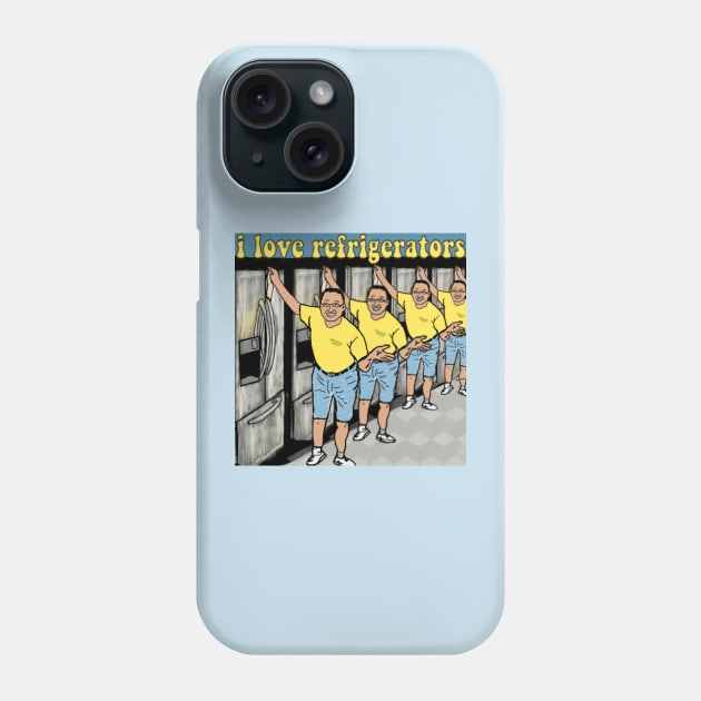 i love refrigerators Phone Case by TL Bugg