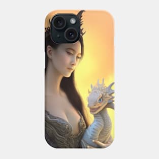 Dragon and Asian Queen Phone Case