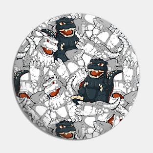 King of Monsters Pattern Pin