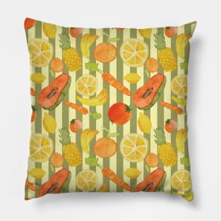 Oranje and tropica! Pillow