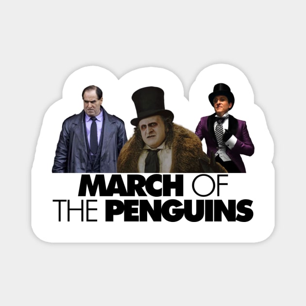 March of the Cobblepot Magnet by Red Roof Designs