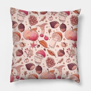 Autumnal forest pattern Pillow