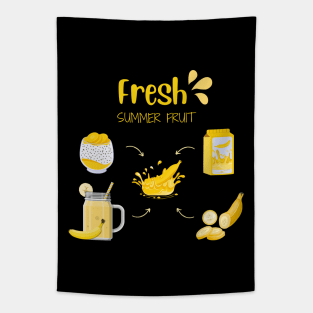 Banana Fresh Summer Fruit Tapestry