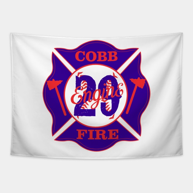 Cobb County Engine 29 Tapestry by LostHose