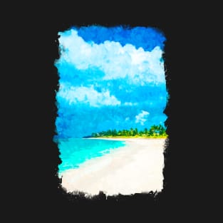 Bahamas Bahamian Flag Beach Great Shark Creek T-Shirt