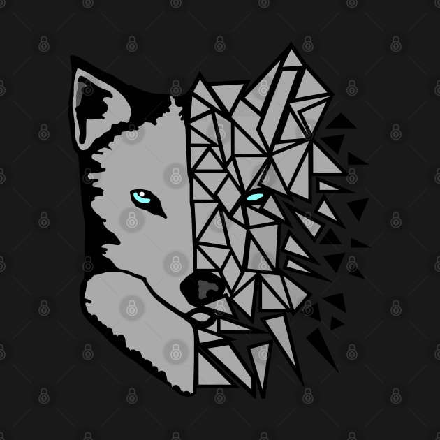 Geometric Wolf by CBV