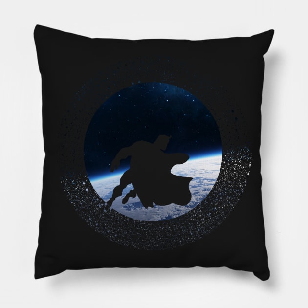 protector from krypton Pillow by k4k7uz