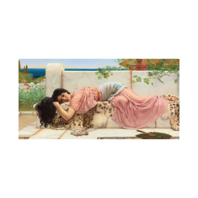 When the Heart is Young by John William Godward by Classic Art Stall