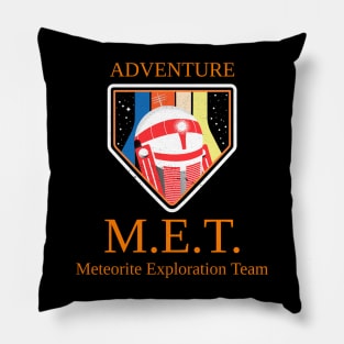 This Meteorite Collector M.E.T. Meteorite Exploration Team "Adventure" Meteorite Pillow