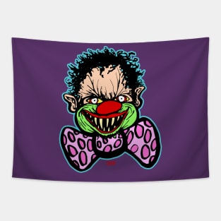 Creepy Evil Clown Tapestry