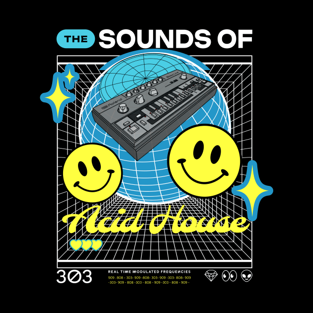 ACID HOUSE - The Sounds Of (white) by DISCOTHREADZ 