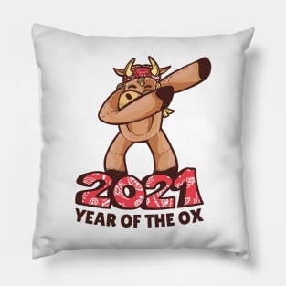 2021 Year Of The Ox Pillow