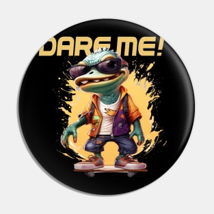 SkateHop Dare Devil Adventure T-Shirt Pin