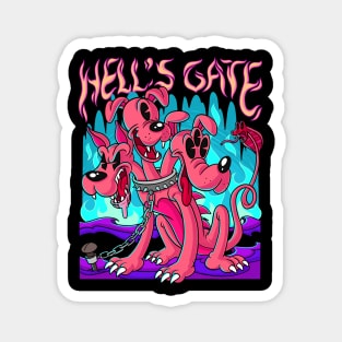 Blackcraft Kawaii Cerberus Hell's Gate Retro Cartoon Pastel Goth Magnet