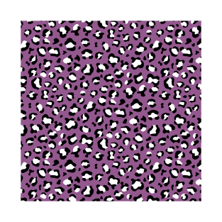 Leopard Pattern, Leopard Spots, Purple Leopard T-Shirt