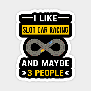 3 People Slot Car Racing Cars Slotcar Slotcars Magnet