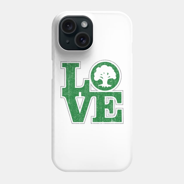 Love Green (Variant) Phone Case by huckblade