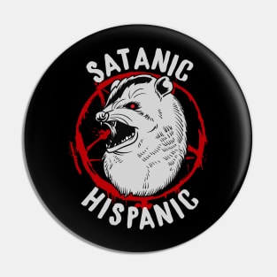 Satanic Hispanic - Baphomet Occult Possum Gift Pin