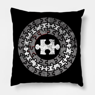 Captain Autism Vintage Shield Pillow