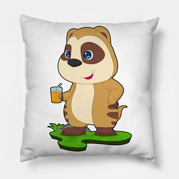 Meerkat Juice Pillow by Markus Schnabel