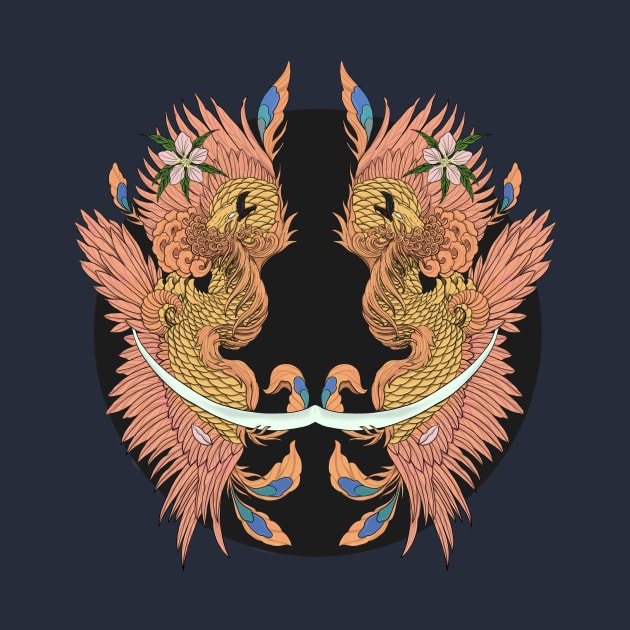 Twin Phoenix by Gekko and the Samurai 