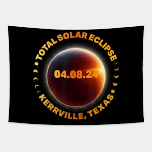 Total Solar Eclipse 2024 Kerrville Texas Tapestry