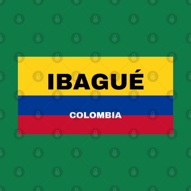 Ibagué City in Colombian Flag by aybe7elf