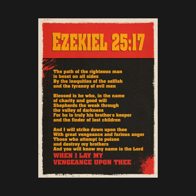 Ezekiel 25:17 by ogeraldinez