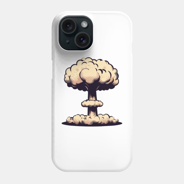 nuclear bomb mushroom cloud atomic war Phone Case by Anthony88