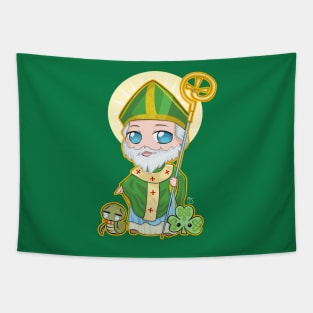 Chibi St. Patrick Tapestry