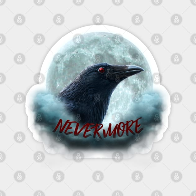 Nevermore Magnet by Maia Mystia