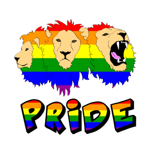 Pride Lions Rainbow T-Shirt