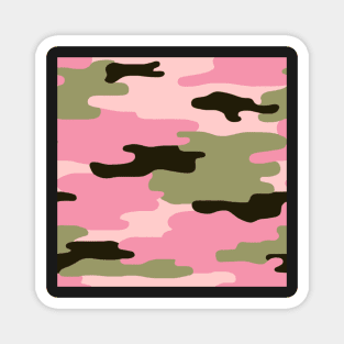 Sweet Pink Camo Magnet