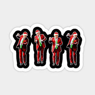 Funny Trump Dance Santa Claus Christmas Xmas Pajamas Holiday Magnet