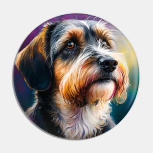 Pet Dog Schnauzer Mix Pin