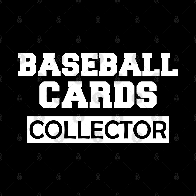Baseball Cards Collector w by KC Happy Shop