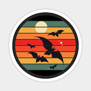 Bat Sunset Magnet