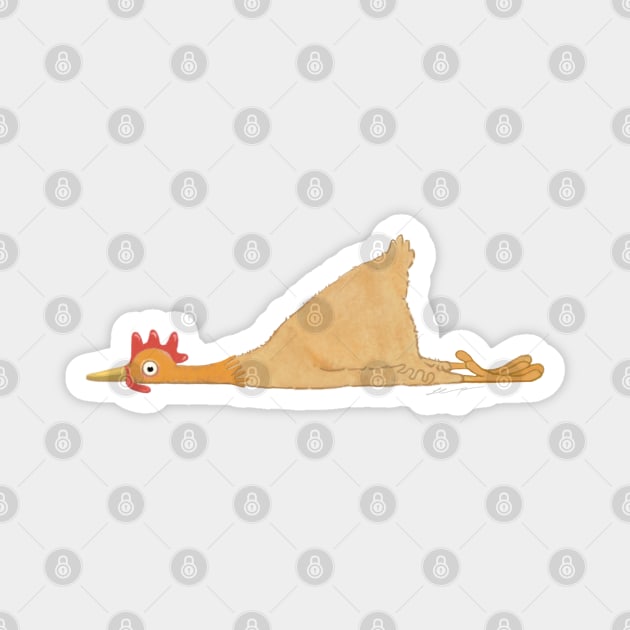 Unmotivated Chicken Magnet by Idea house